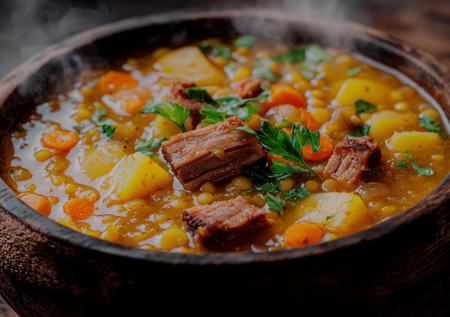 Согревающий суп для осенних дней: вкусный вариант из копченых ребер и гороха