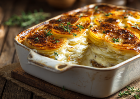 Шведская картофельная запеканка с мясом для холодного вечера