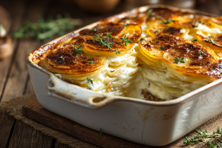 Шведская картофельная запеканка с мясом для холодного вечера