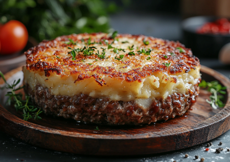 Этим ужином семья наестся до отвала: мясные стожки под картофельной шубой
