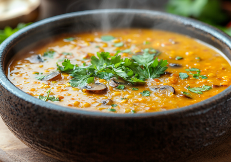 Чечевичный суп с грибами: вкуснейшее блюдо для осеннего обеда