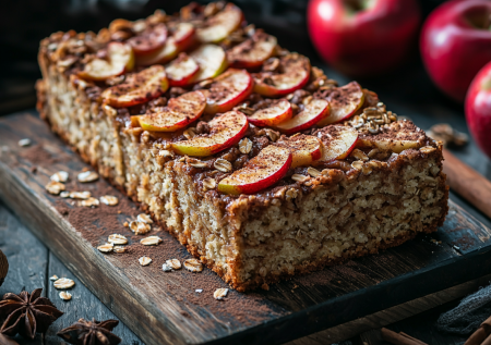 Пирог для полезного завтрака: готовим овсяно-яблочную вкусноту за 25 минут