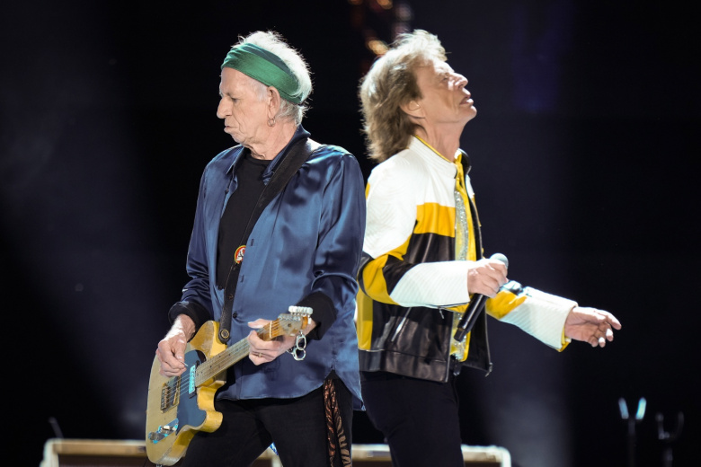 Кит Ричардс и Мик Джаггер из The Rolling Stones
