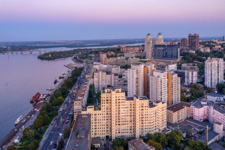 Вид на Днепр