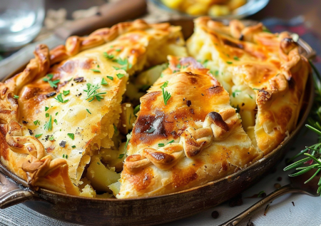 Готовим бэрэнге тэкэсе: вкусные татарские пирожки с сыром и картошкой