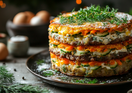 Печёночный торт — обалденный и самый вкусный: попробуете один раз и будете готовить всегда