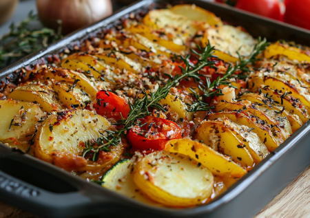 Турецкая картофельная запеканка с кебабом. Обалденно вкусно и просто! Эта запеканка выручит за час