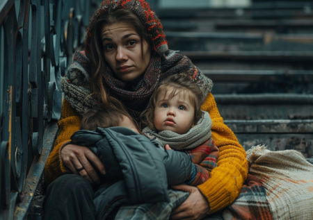 В лохмотьях, немая от страха: девочку-маугли и младенца нашли в подъезде