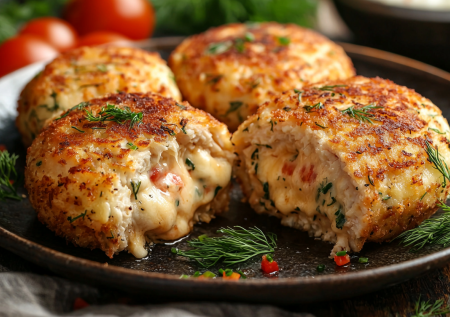 Куриные котлеты с сырным сердцем: вкусные биточки понравятся всем