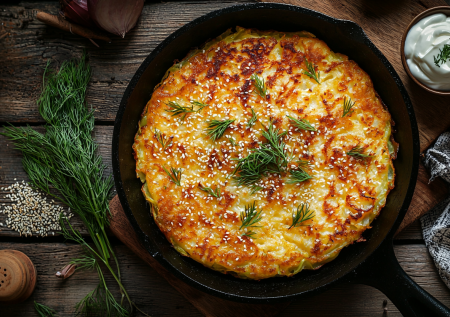Капустник на сковороде: вкусный пирог на скорую руку