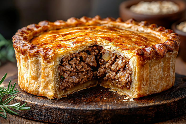 Знаменитый шотландский пирог с мясом: идеален для обеда или ужина