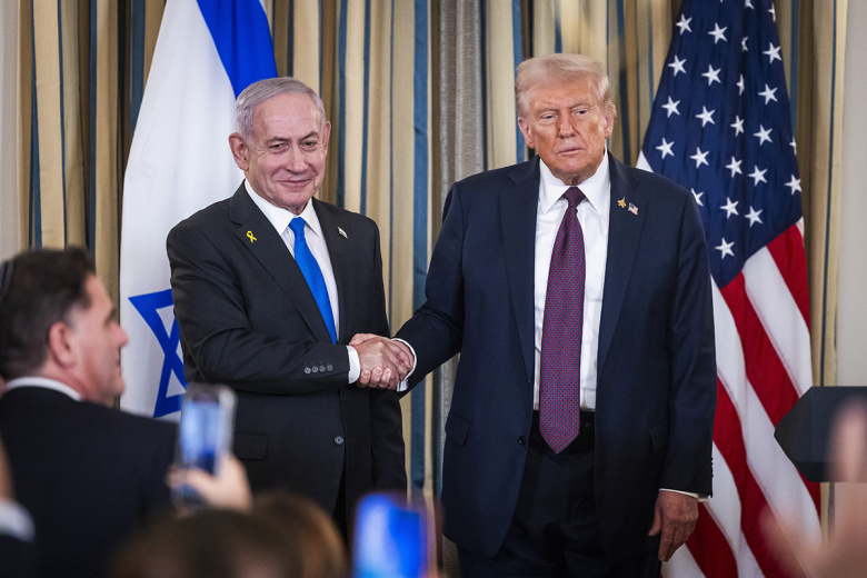 Биньямин Нетаньяху и Дональд Трамп