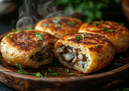 Польские зразы из картофеля: секреты приготовления с грибами