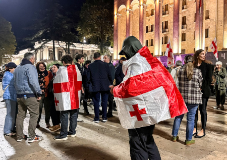 В Грузии развернули операцию по поимке участников штурма дворца президента