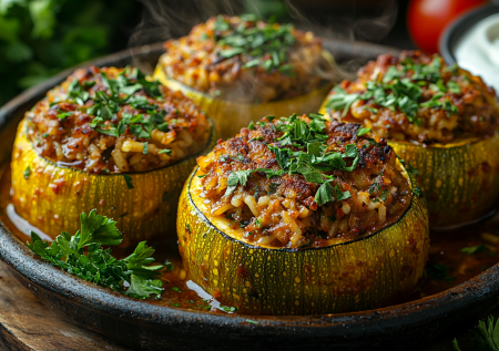 Кабачковые шайбы по-турецки — вкуснятина с фаршем и рисом: готовятся проще простого