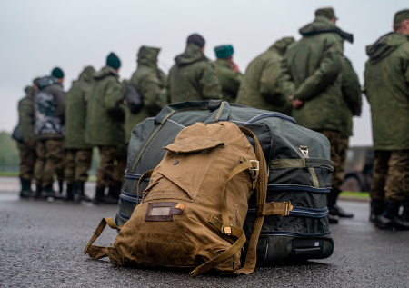 Украинца насильно мобилизовали вместе с собакой
