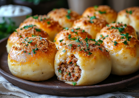 Ужин из картофельного пюре за 30 минут! Картофельные булочки с мясом — вкусно, просто и необычно