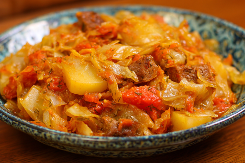 Русская солянка с мясом