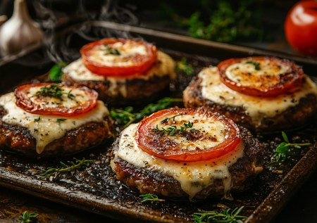 Печеночные оладьи в шубе: вкуснейшая закуска с овощами