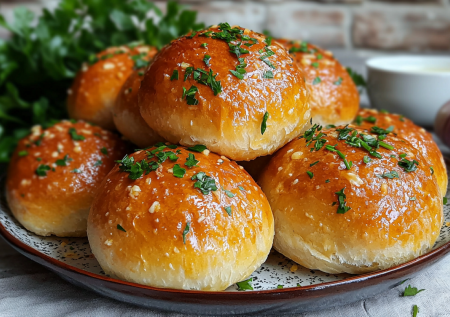 Самые ароматные булочки к супу. Сыр, чеснок и горстка муки. Невероятно вкусные и румяные