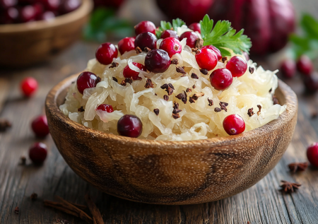 Вы не поверите, какой вкус у настоящей квашеной капусты с клюквой и тмином!