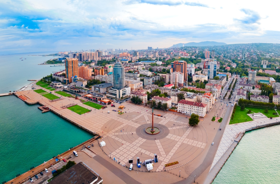 Вид на город Новороссийск