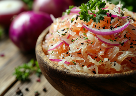Квашеная капуста с луком: простой рецепт вкусного и полезного блюда