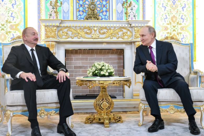 Владимир Путин и Ильхам Алиев