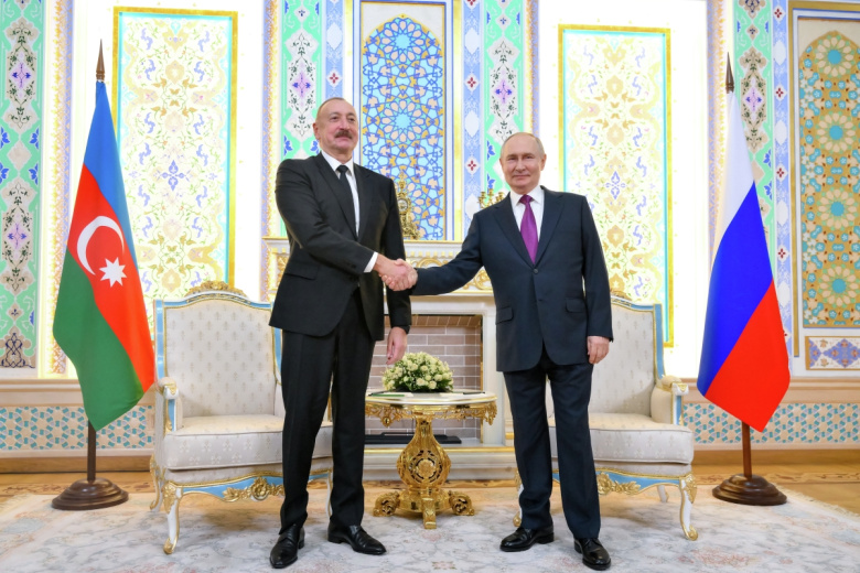 Владимир Путин и Ильхам Алиев
