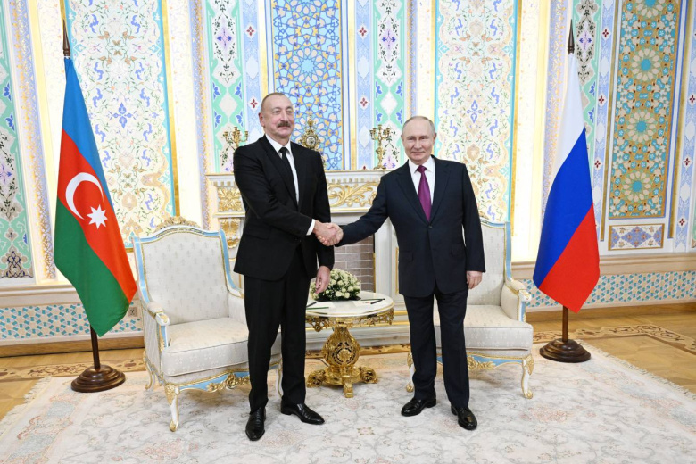 Ильхам Алиев и Владимир Путин