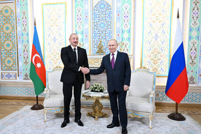 Ильхам Алиев и Владимир Путин