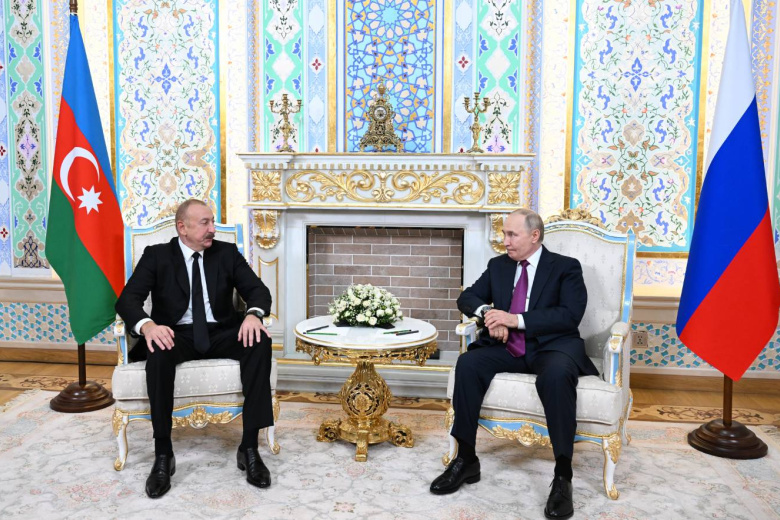 Ильхам Алиев и Владимир Путин