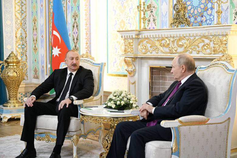 Ильхам Алиев и Владимир Путин