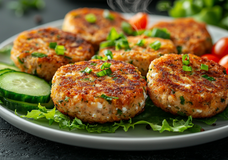 Оладьи из тунца станут вашим любимым полезным ужином! Вкусный рецепт для похудения