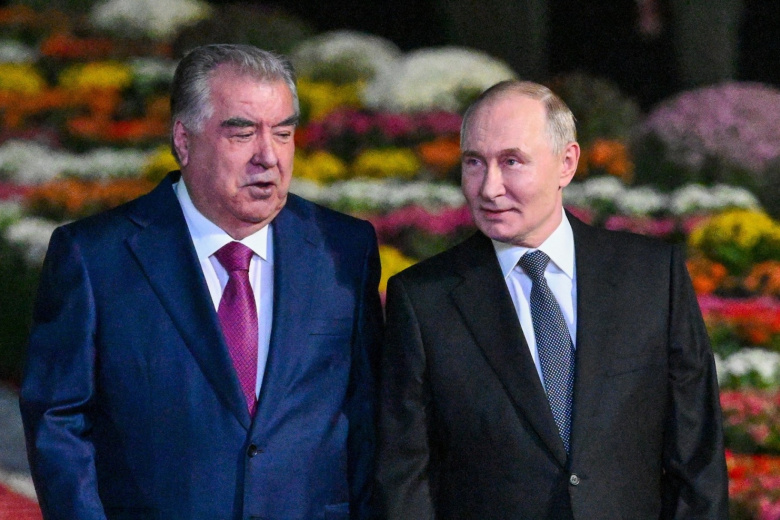 Владимир Путин и Эмомали Рахмон