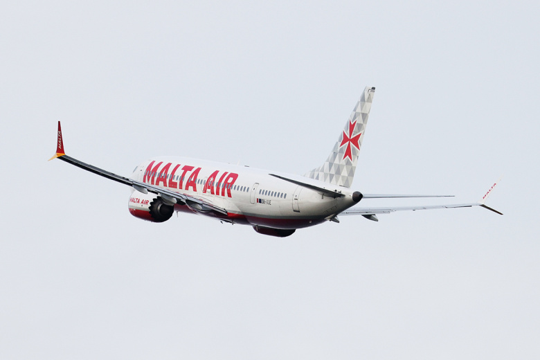 Самолет авиакомпании Malta Air