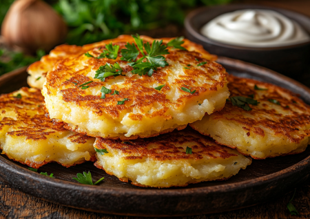 Оладьи из картофельного пюре по-белорусски: вкусный рецепт из кафе