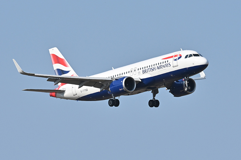 Самолет авиакомпании British Airways