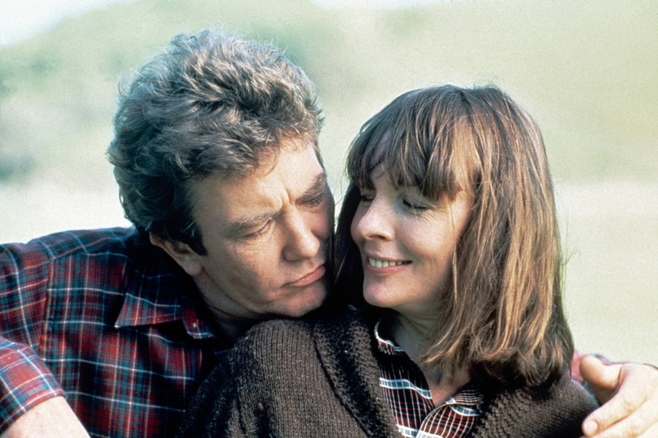 Дайан Китон, Альберт Финни в фильме  «Стреляй в луну», 1982 г.