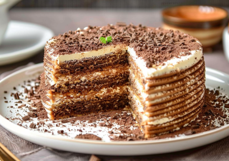 Вкуснее «Наполеона». Армянский торт «Микадо» — сочный, нежный и невесомый!