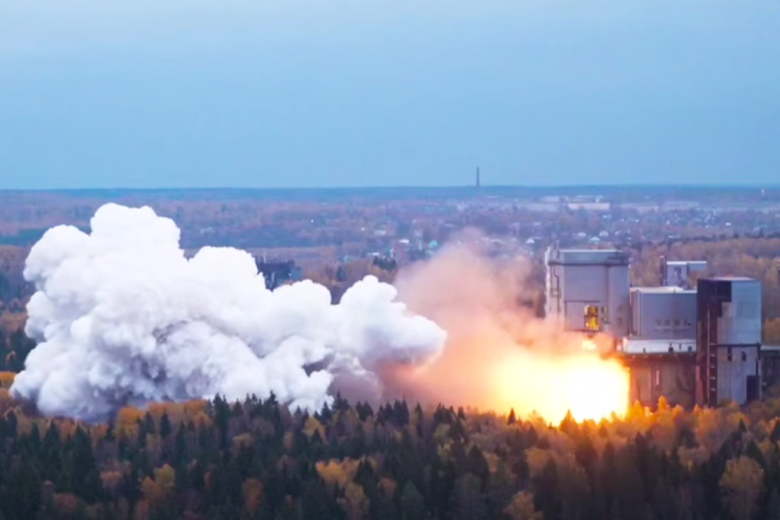 Испытания блока первой ступени ракеты «Союз-5»