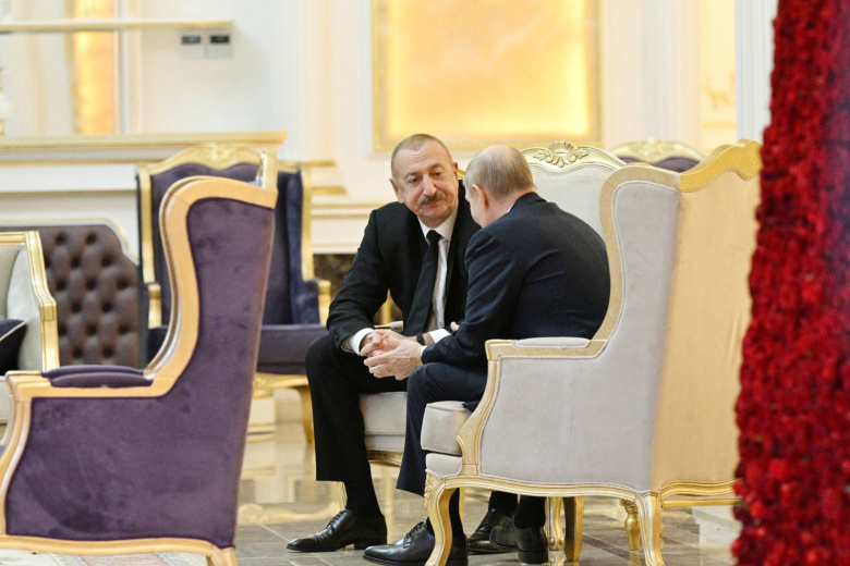 Ильхам Алиев и Владимир Путин