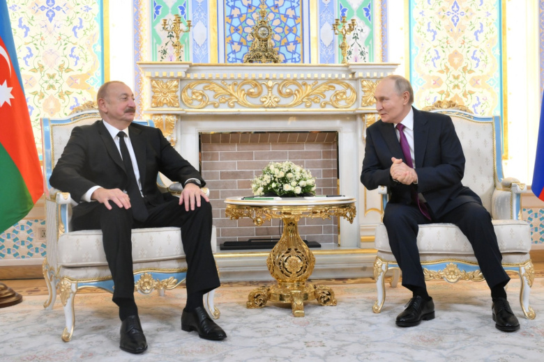 Ильхам Алиев и Владимир Путин
