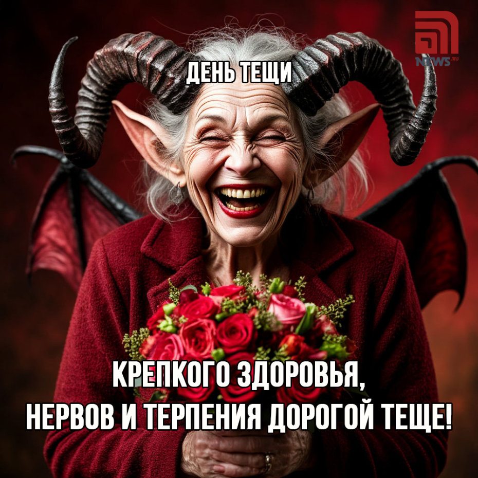 Смешные открытки ко Дню тещи