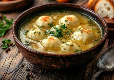 Этот суп с клецками съедается подчистую: рецепт вкуснятины с прозрачным бульоном за полчаса