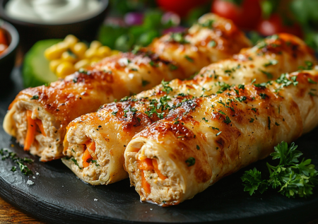 Рецепт этих куриных рулетов ищут все! Просто и вкусно. Нежные рулетики с тягучим сыром за 15 минут