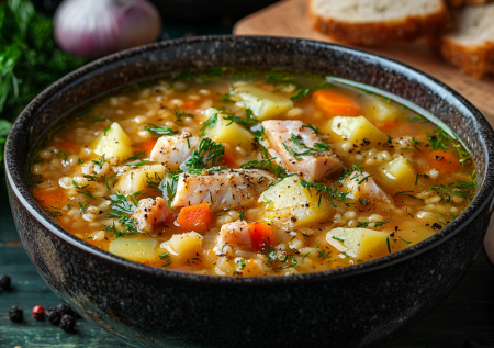 Ароматный суп из скумбрии на каждый день — вкусно и просто! Картофель, скумбрия и лучок — вкуснота!