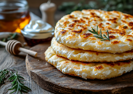 Лепешки из творога получаются самыми вкусными: ждем, когда кефир запузырится от соды, и печем! Замена сырникам и оладьям