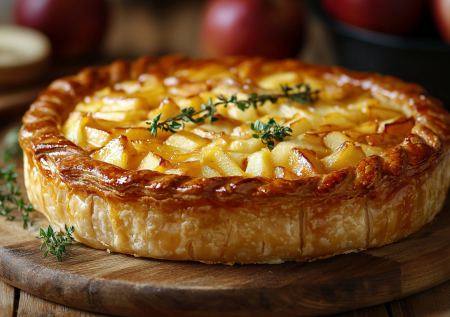 Пирог с яблоками и камамбером: сочетание, которое вас удивит не только вкусом — готовится за 20 минут!