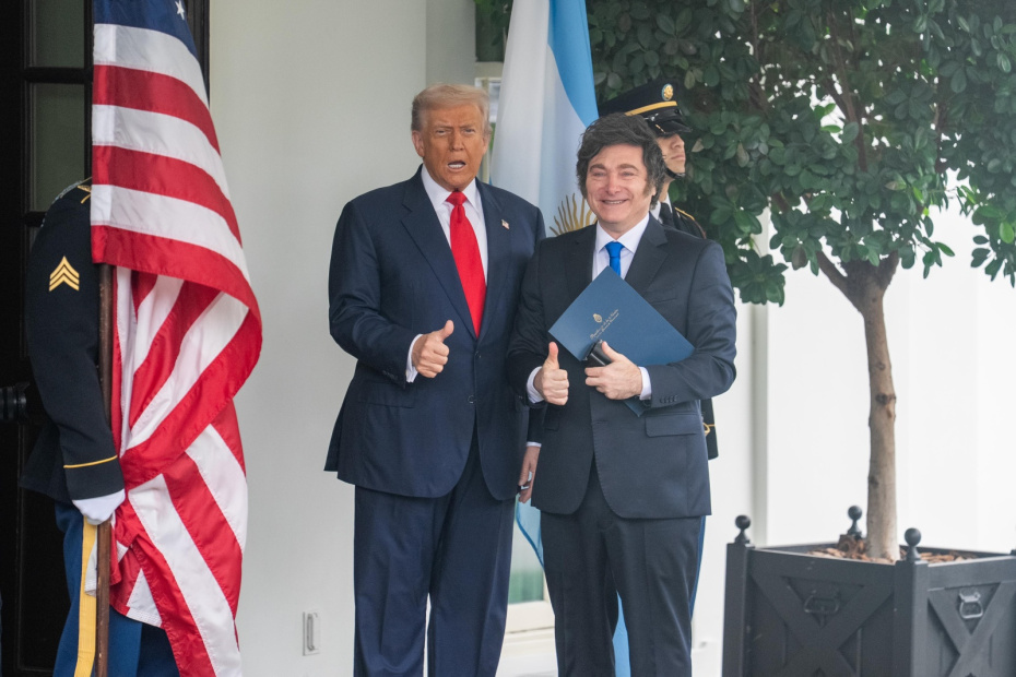 Дональд Трамп и Хавьер Милей
